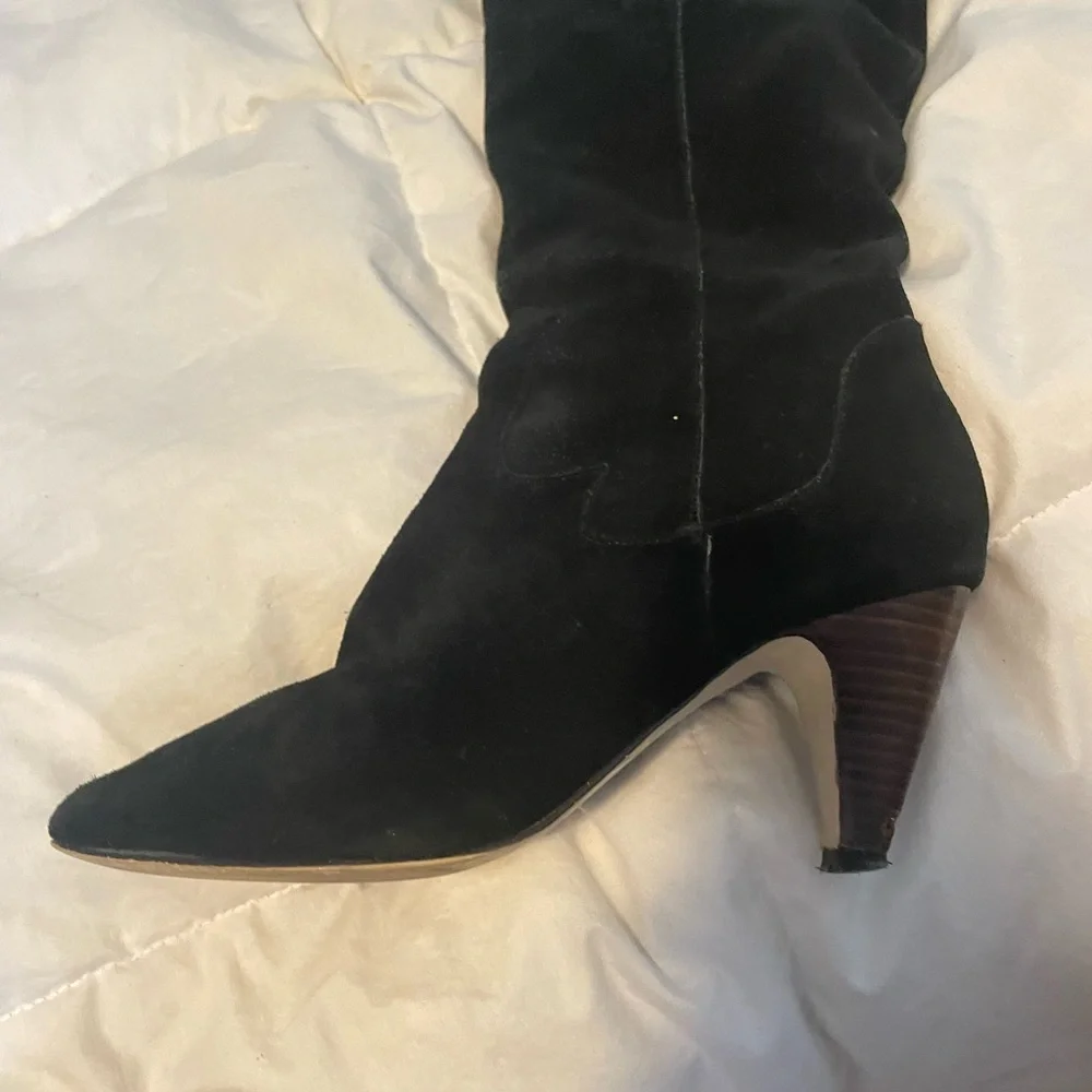 Over the Knee suede boots. Size 7.5. Purchased from Bloomingdale’s.